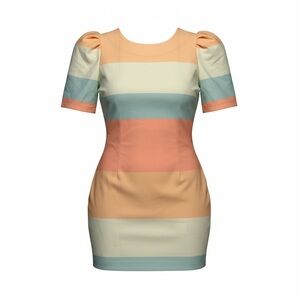 CBR Pastel Striped Mini Dress